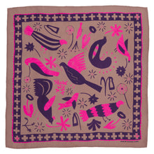 Load image into Gallery viewer, Passerine Silk Scarf