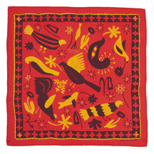Load image into Gallery viewer, Passerine Silk Scarf