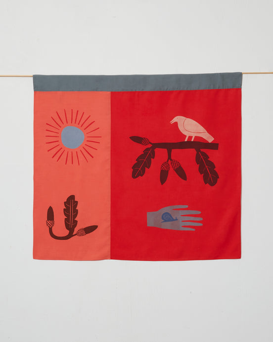 Snail in Hand Banner