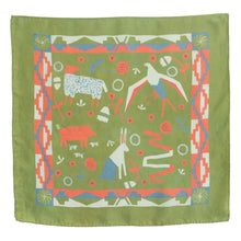 Load image into Gallery viewer, Green Caucasus Scarf