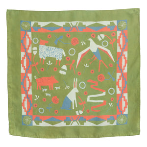 Green Caucasus Scarf