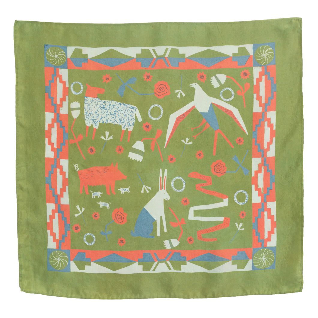 Green Caucasus Scarf
