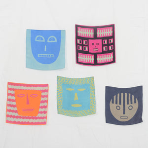 Square Face Silk Flag