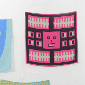 Square Face Silk Flag