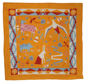 Yellow Caucasus Scarf