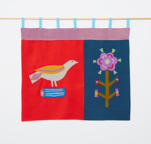 Felt Bird and Flower Banner