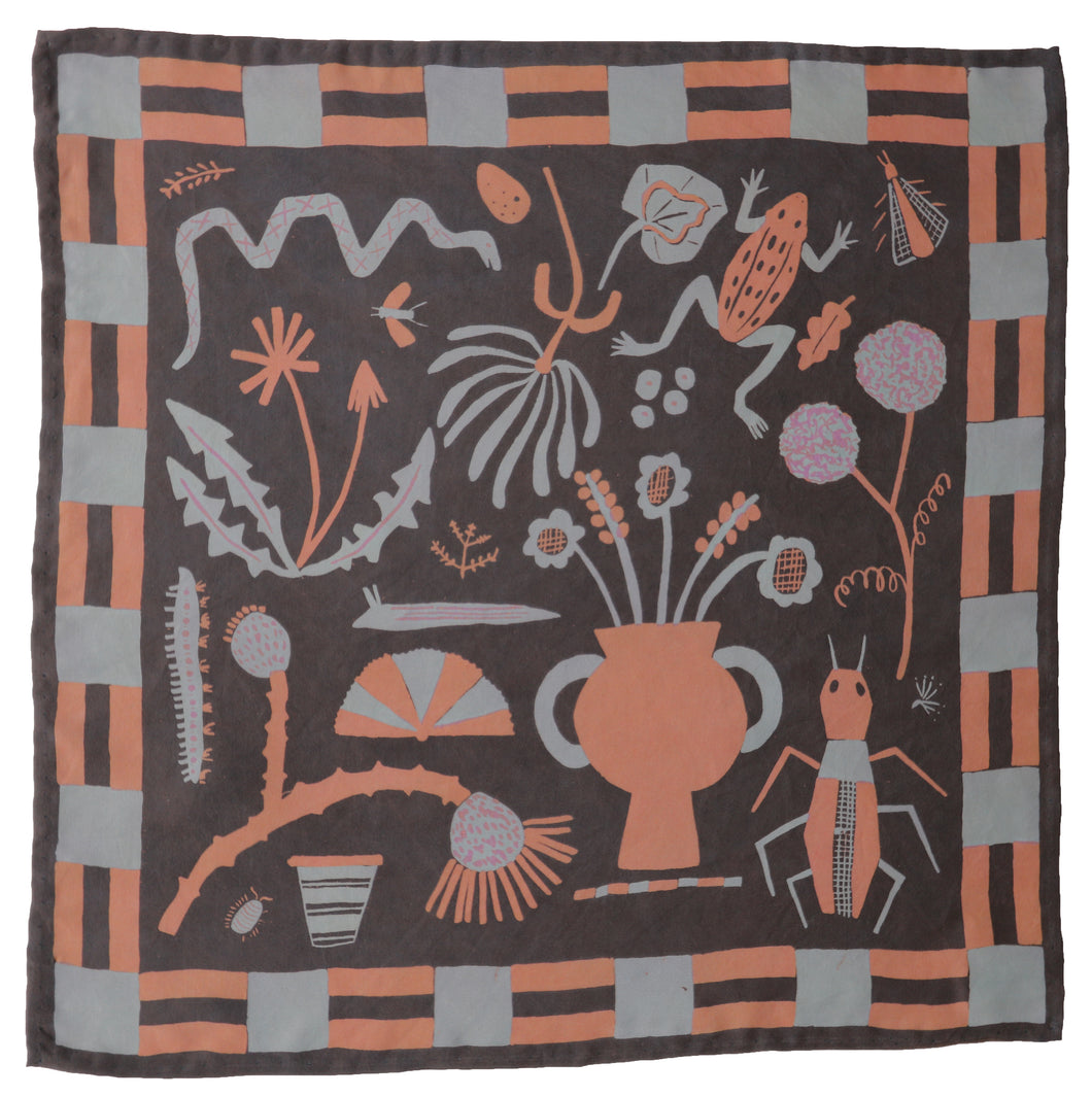 Field Notes Black Silk Scarf