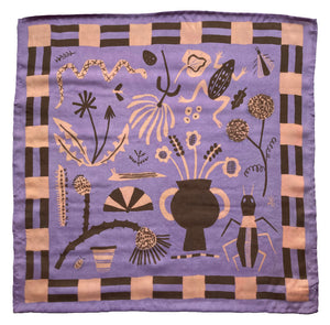 Field Notes Violet Silk Scarf