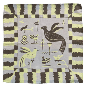 Show Birds Silk Handkerchief