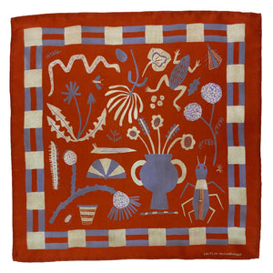 Field Notes Red Silk Scarf