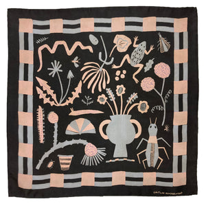 Field Notes Black Silk Scarf