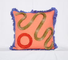 Load image into Gallery viewer, Rock Pool Ruffle Cushion