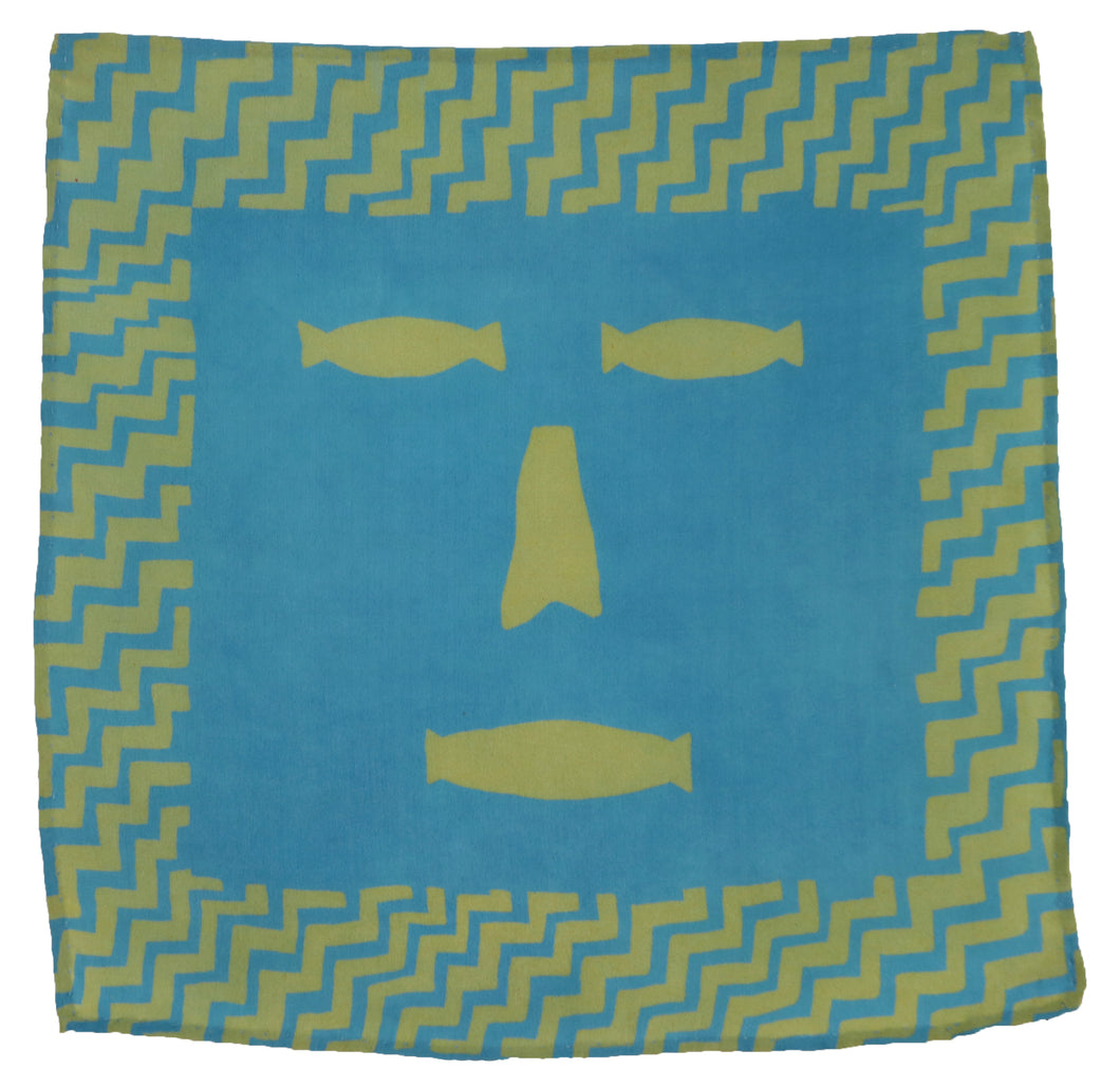 ZigZag Face Silk Flag